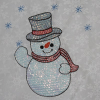 Free Mylar Snowman #198