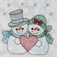 Free Mylar Snowman #247