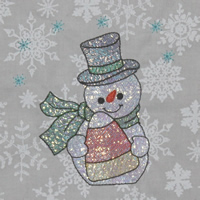 Free Mylar Snowman #52