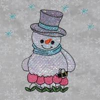 Free Mylar Snowman #75